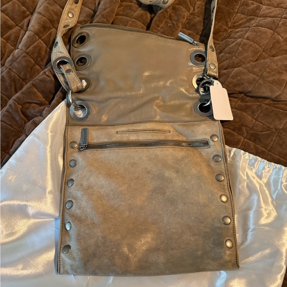 Hammitt Tan Leather Crossbody Bag with Silver Details - Picture 4 of 13